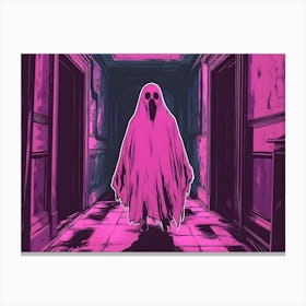 Pink Ghost Canvas Print