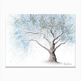 Cool Breeze Tree Canvas Print