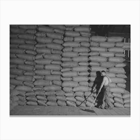 Untitled Photo, Possibly Related To Sack Warehouse For Wheat, Walla Walla County, Washington By Russell Lee Canvas Print