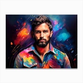 Portrait Of A Man Canvas Print