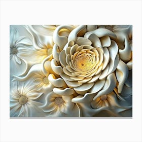 White Flower Canvas Print