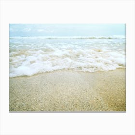 Sand And Waves Canvas Print