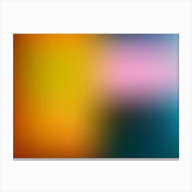 Abstract Blurred Background Canvas Print