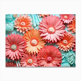 Gerbera Daisies Canvas Print