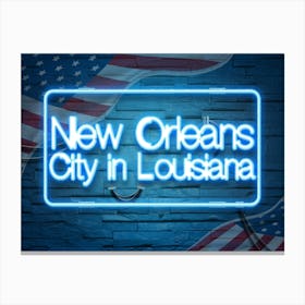 New Orleans City In Louisiana Canvas Print