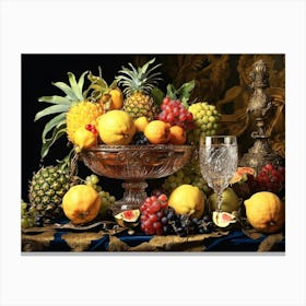 Fruit In A Bowl Canvas Print