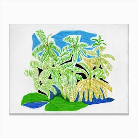 Palms Forest Canvas Print