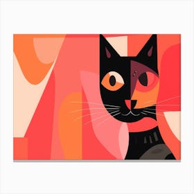 Abstract Cat 13 Canvas Print