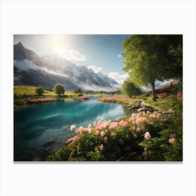 The Lake of Wonders Canvas Print