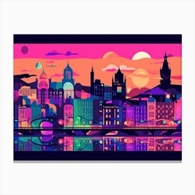 Budapest Skyline 3 Canvas Print