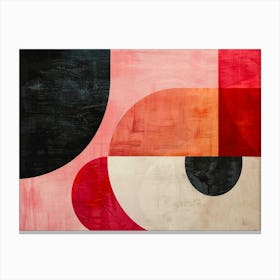 mid century modern art Canvas Print