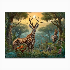 In The Jungle Canvas Print