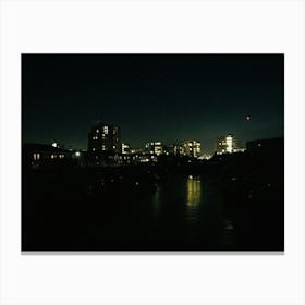 Cityscape At Night Canvas Print