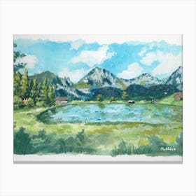 Lake House Canvas Print