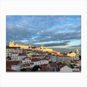 Sunset In Lisbon 2 Canvas Print