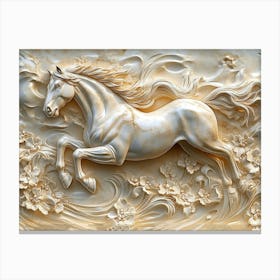 Beautiful 3d Horse 1 Canvas Print