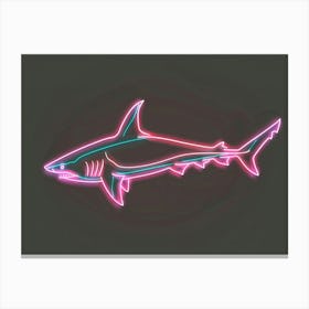 Neon Pink Nurse Shark 3 Canvas Print