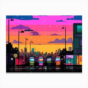 Glasgow Skyline Canvas Print