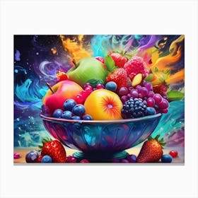 Fruit Bowl Canvas Print