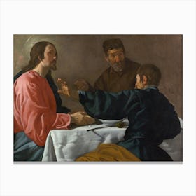 Diego Velázquez The Supper At Emmaus Canvas Print