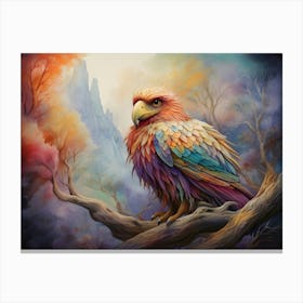 Colorful Eagle Canvas Print