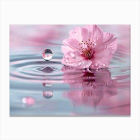 Water Droplet Canvas Print