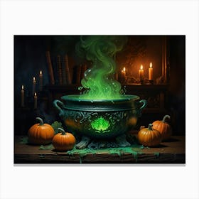 Witches Cauldron Canvas Print