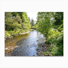 River Eachaig, Argyll, Scotland Canvas Print