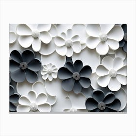 Paper Flower Wall Art 15 Canvas Print