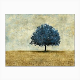 Blue Tree 1 Canvas Print