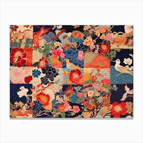 Asian Patchwork Canvas Print