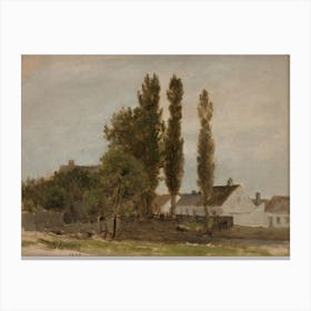 Claude Monet - The Village Canvas Print