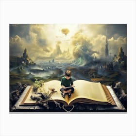 Joy Of Reading 27 Canvas Print