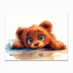 Cute Teddy Bear Canvas Print