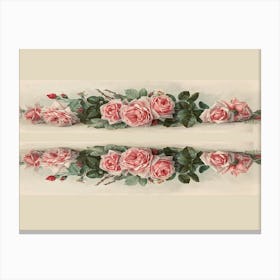 Pink Roses 8 Canvas Print