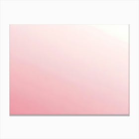 Soft Pink Gradient Background 4 Canvas Print