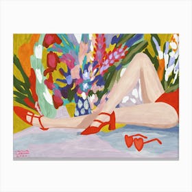 Red Spring Canvas Print