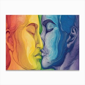 Rainbow Love 16 Canvas Print