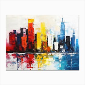 abstract New York cityscape 3 Canvas Print