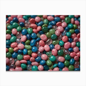 Colorful Beads Canvas Print