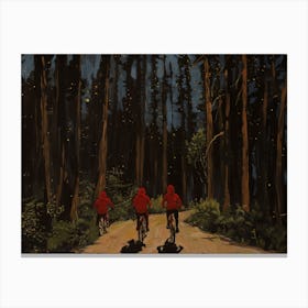 Boys In Woods 4 Fy H Canvas Print