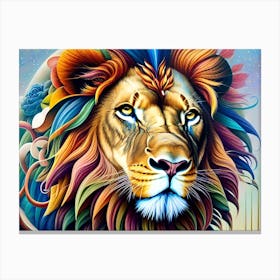 Lion Painting 71 Canvas Print