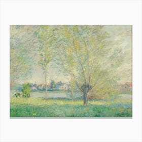 The Willows (1880), 1, Claude Monet Canvas Print