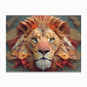 Lion Head Canvas Print