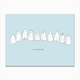 The Council of Boo Canvas Print