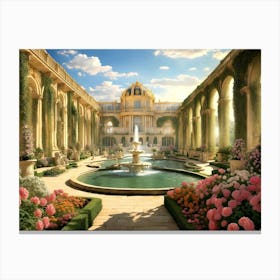 Palace Garden Canvas Print