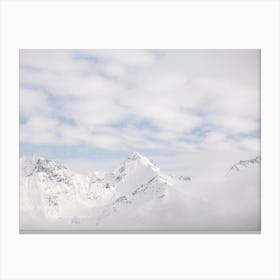 Snowy Mountains | Landscape | Austria Canvas Print