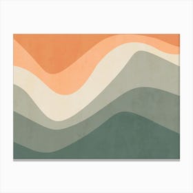 Abstract Wave - Tn01 Canvas Print