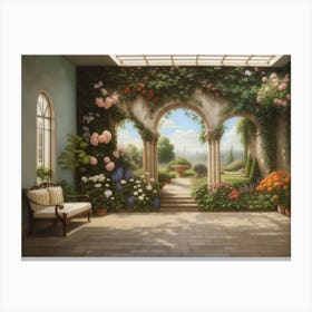 The Garden Canvas Print