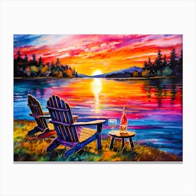 Lakeside Retreat Canvas Print